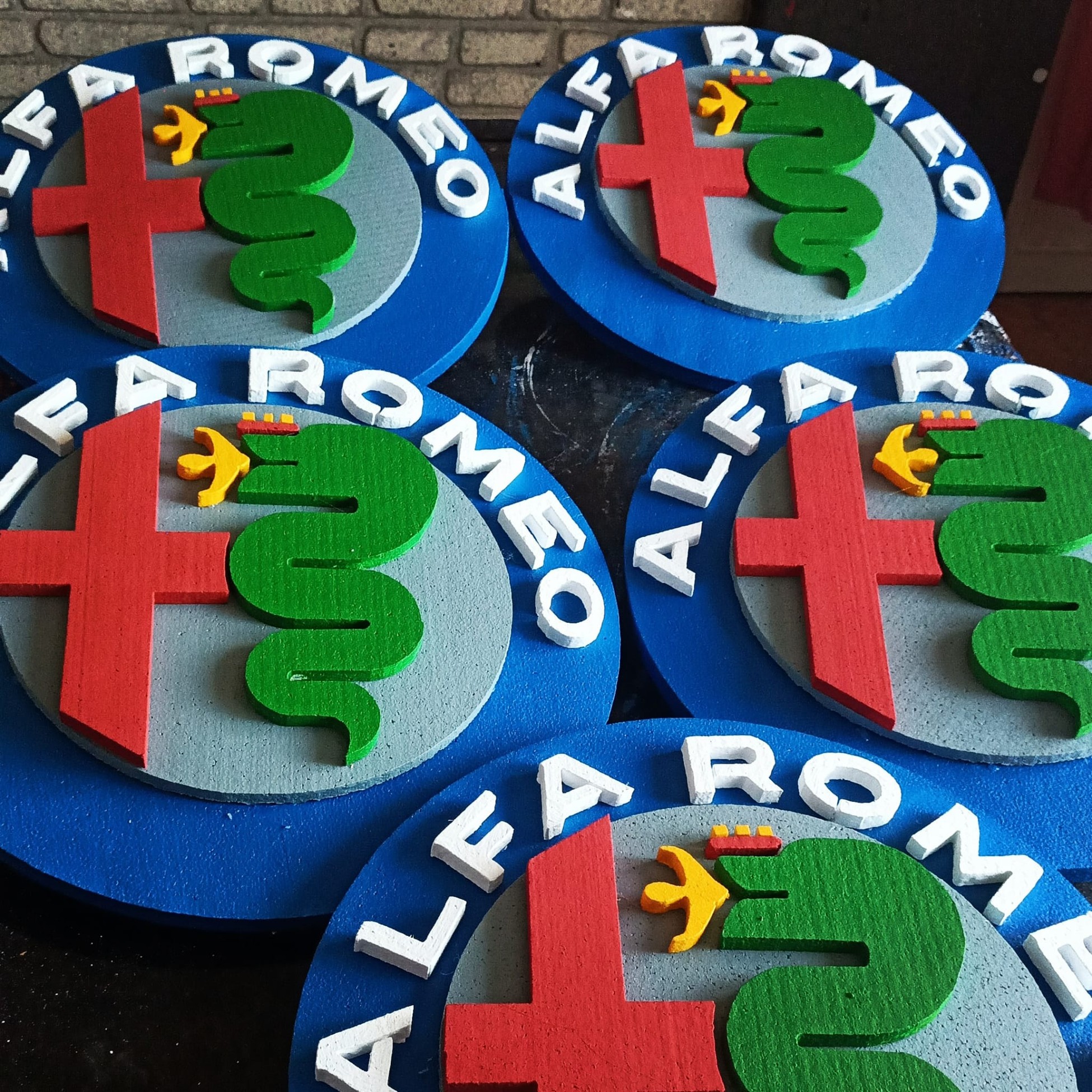 image_1950 ALFA ROMEO KÖPÜK LOGO - Görsel 1